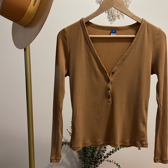 Long sleeve ribbed top - Picture 4 of 4